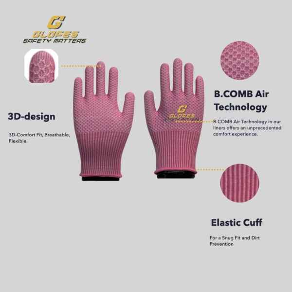 Cut Resistant Gloves, ANSI 3, Cut Resistant Gloves, No Cut Gloves, Cut Proof Gloves, Food Grade,  Household - Image 2