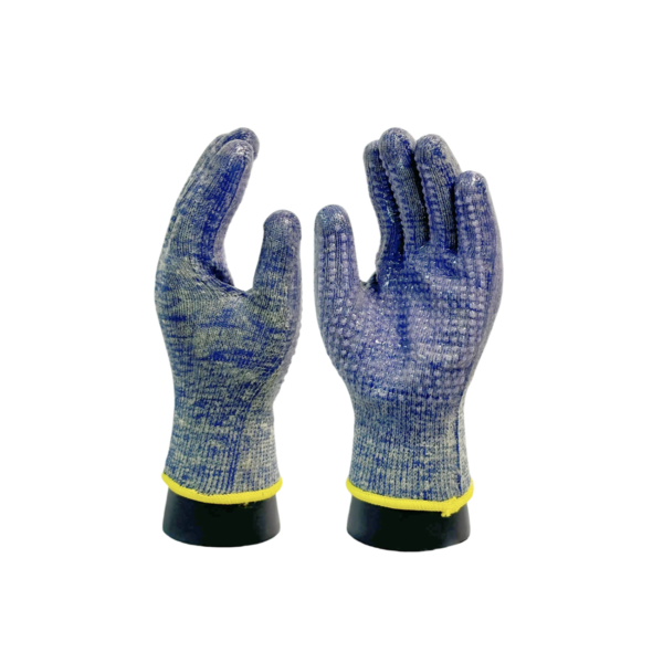 Professional Food Factory Gloves, Cut Resistant Work Gloves with Grip Dots, Food Grade Level 5 Safety Protective Cutting Glove for Kitchen, Whittling,Mandolin.