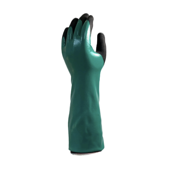 Nitrile Coating Chemical Resistant Gloves, long sleeve - Image 4